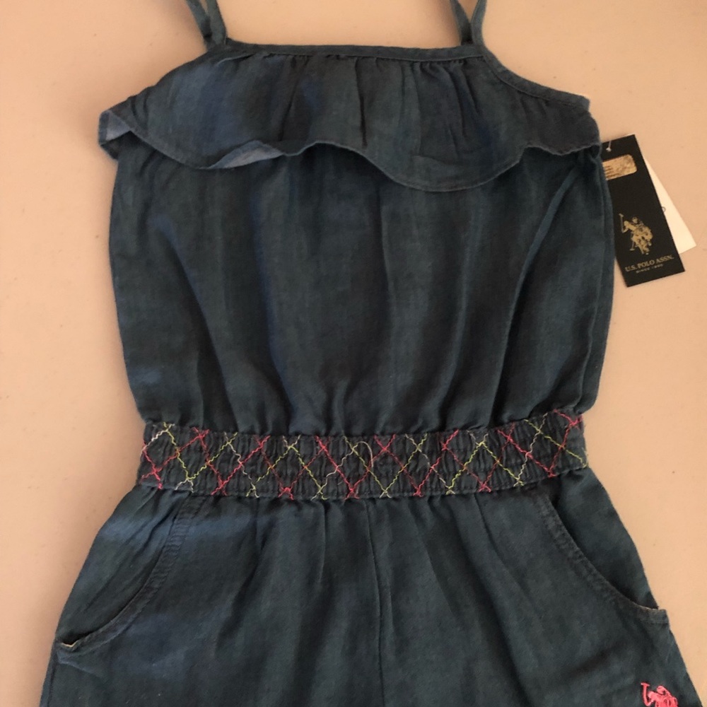 US Polo Assn Girl’s Romper